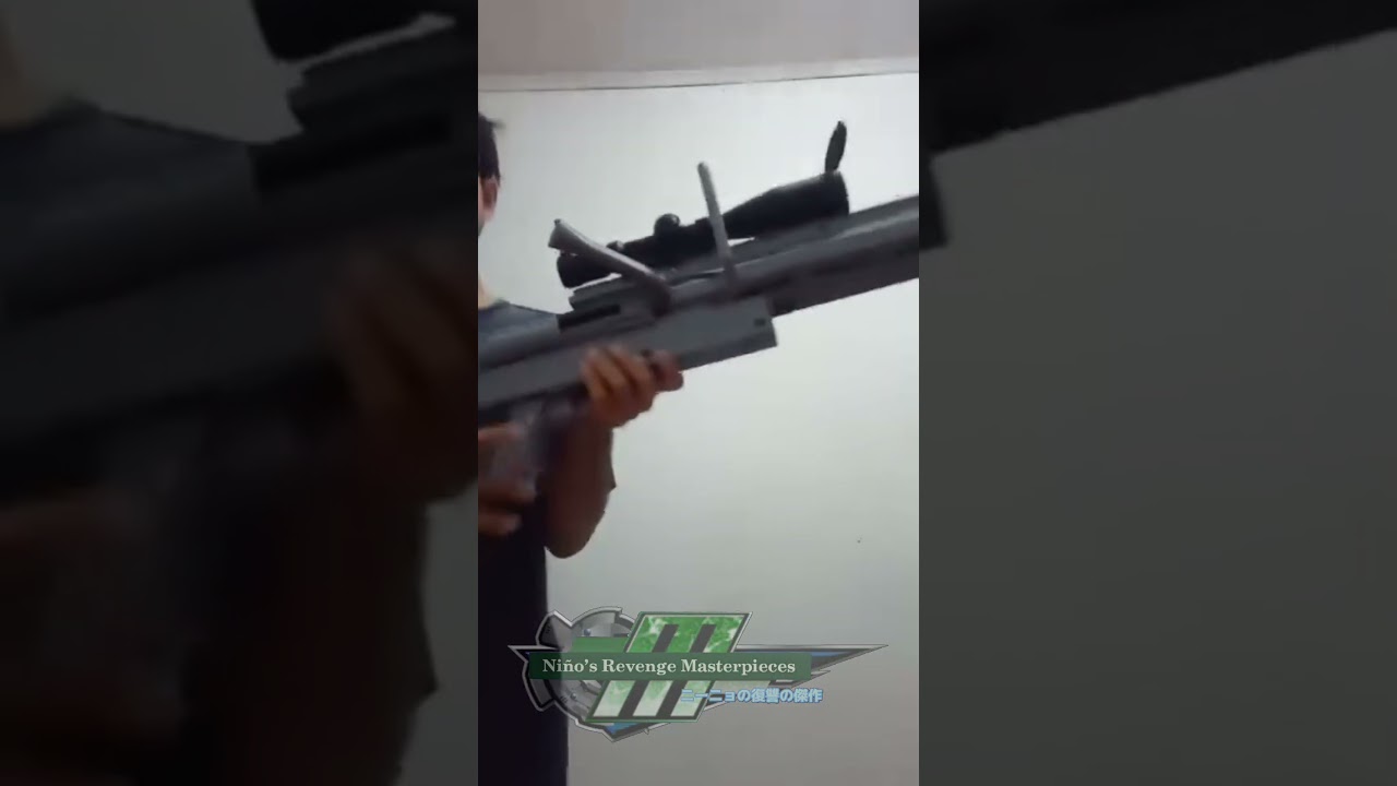 Pellet Gun Reviews: NTW20 Springer Sniper Airsoft (Homemade) 