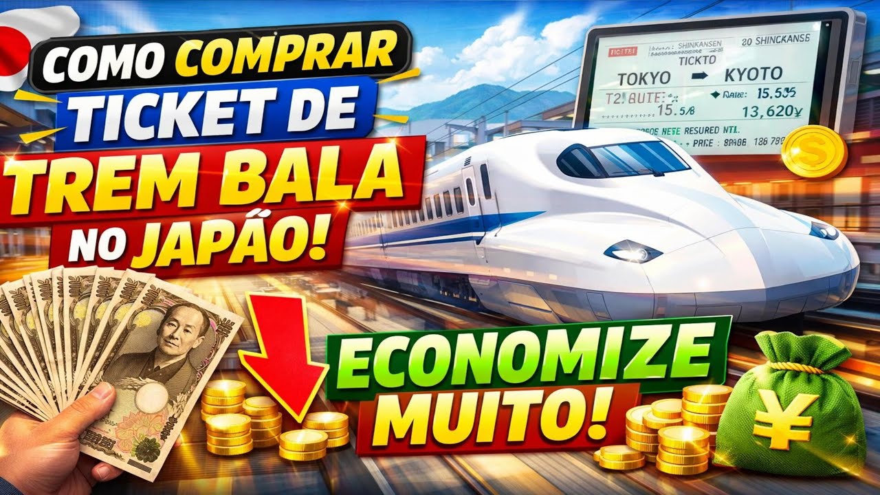 COMO COMPRAR TICKET DE TREM BALA NO JAPÃO - ECONIMIZE MUITO