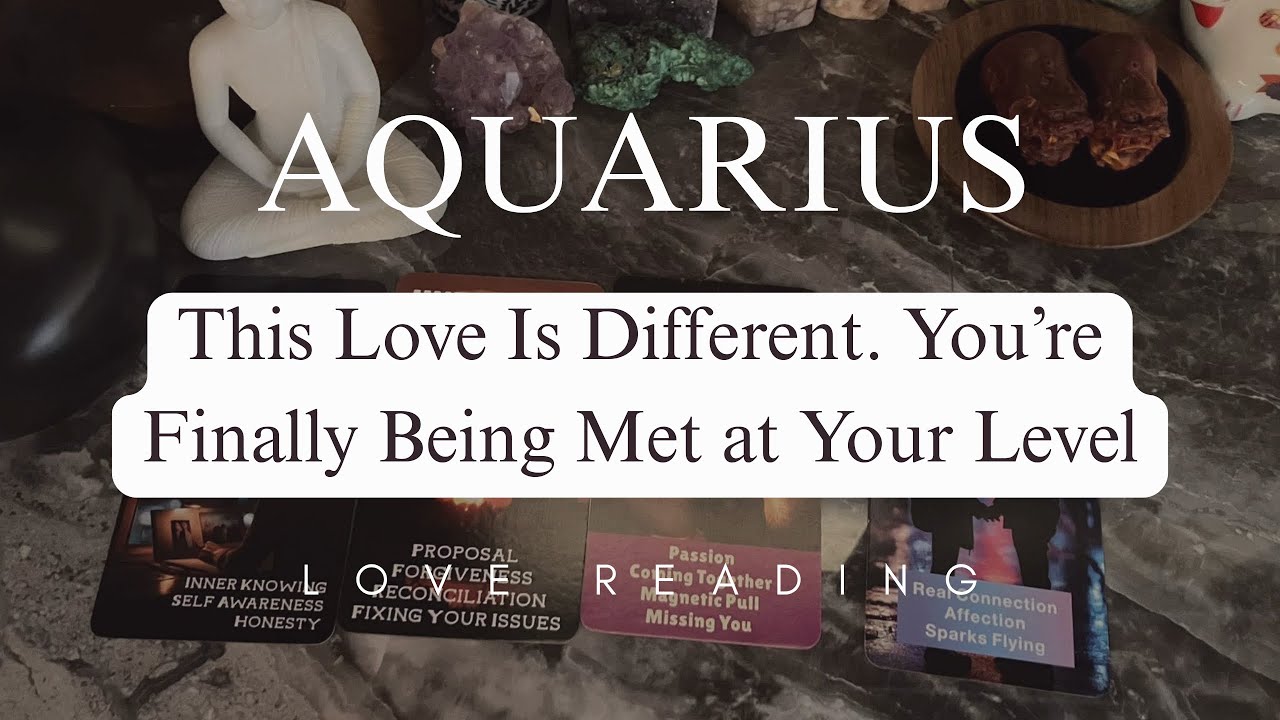 AQUARIUS ♒️ This LOVE Is Different. You’re Finally Being Met at Your Level