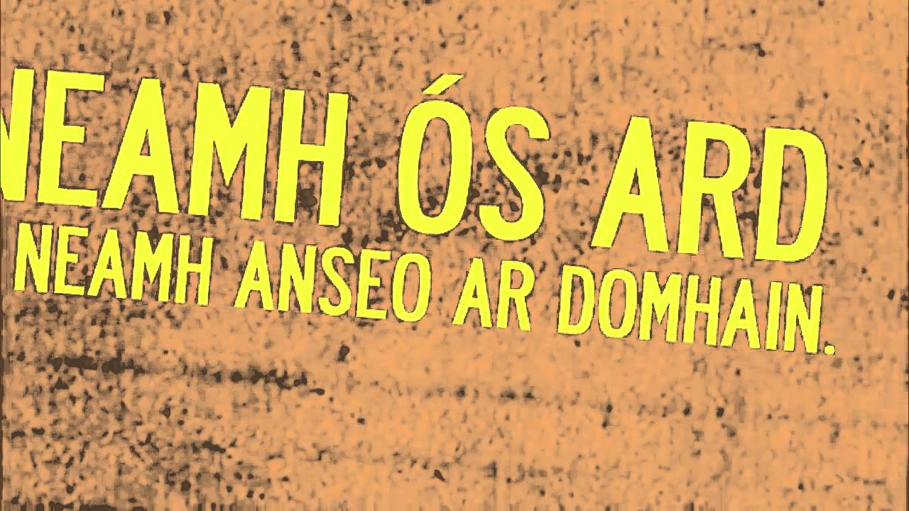 Ed Sheeran as Gaeilge-  Ag Smaoineamh os Ard / Thinking out Loud