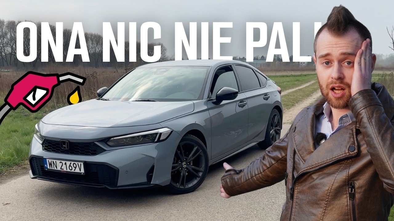 Honda Civic e:HEV  pali tyle co SKUTER! To świetne auto hybrydowe!