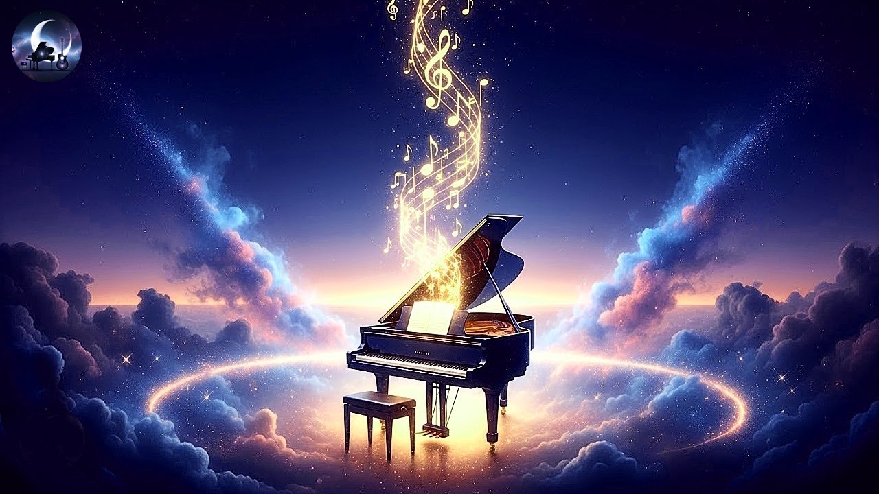 Tranquil Soundscape Sleep Music in Gm, Black Screen Piano Sleeping Music, Ambient Meditation Music