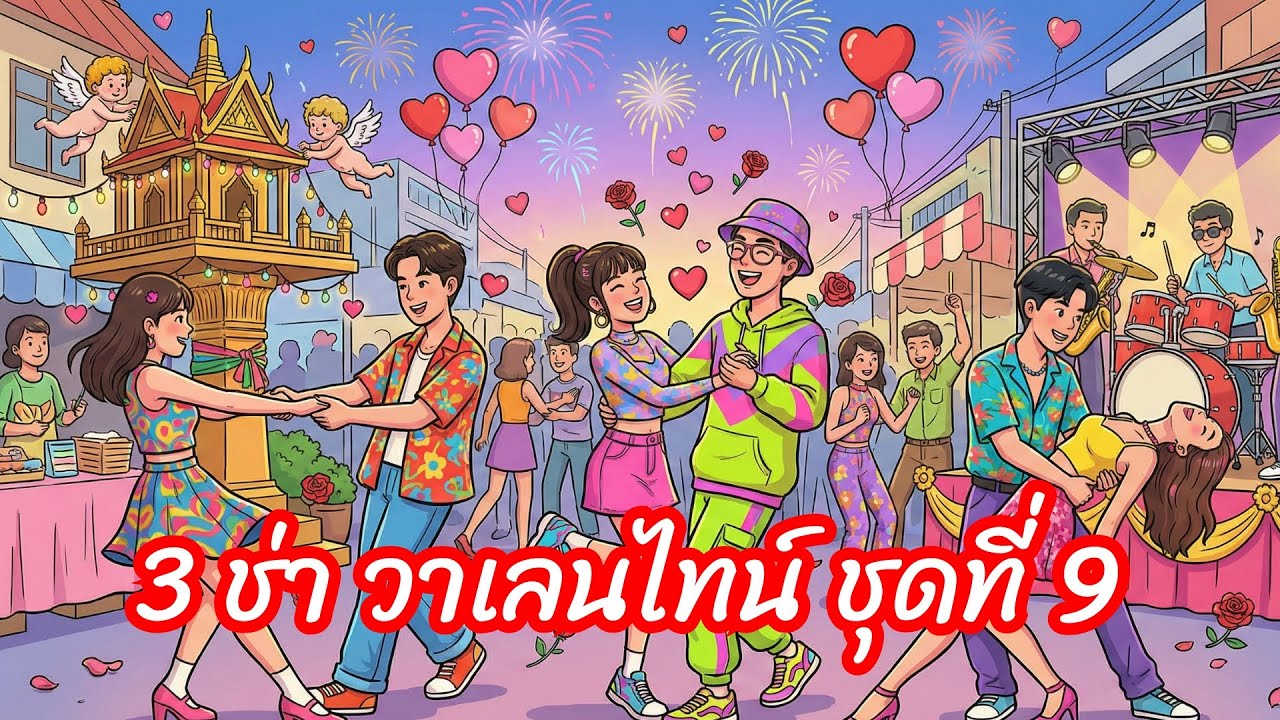 [ชุดที่ 9] รวมเพลง 3 ช่า วาเลนไทน์  - แดนซ์โจ๊ะๆ มันส์รับวันแห่งความรัก 2026