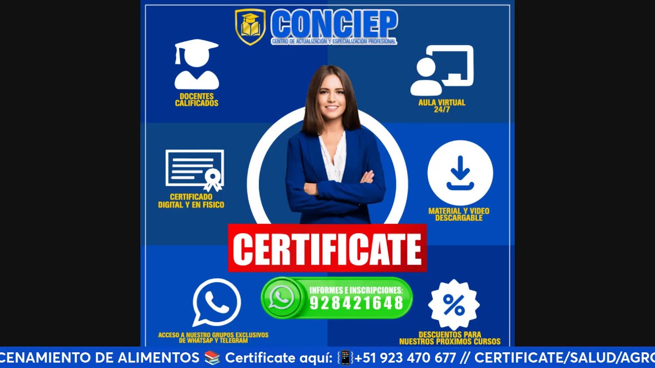 📚𝗖𝗨𝗥𝗦𝗢:CONSERVACIÓN, ENVASADO Y ALMACENAMIENTO DE ALIMENTOS 📚