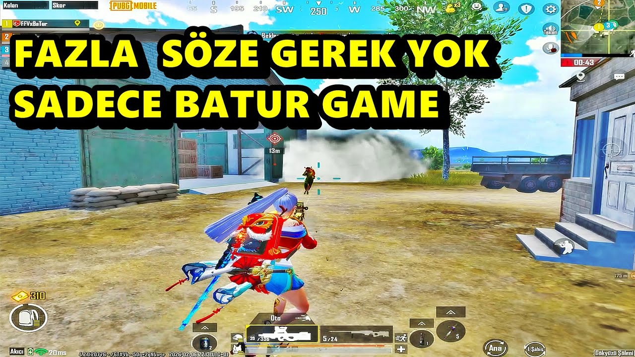 FAZLA S&Ouml;ZE GEREK YOK ! SADECE BATUR GAME PUBG MOBİLE