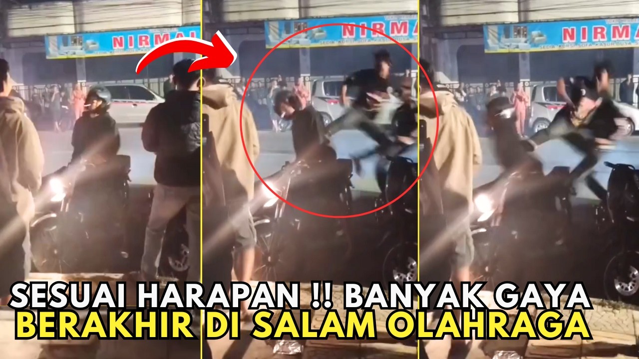 MODIYAR !! AKIBAT BANYAK GAYA DAPAT SALAM OLAHRAGA - Tahun Baruan Warga +62