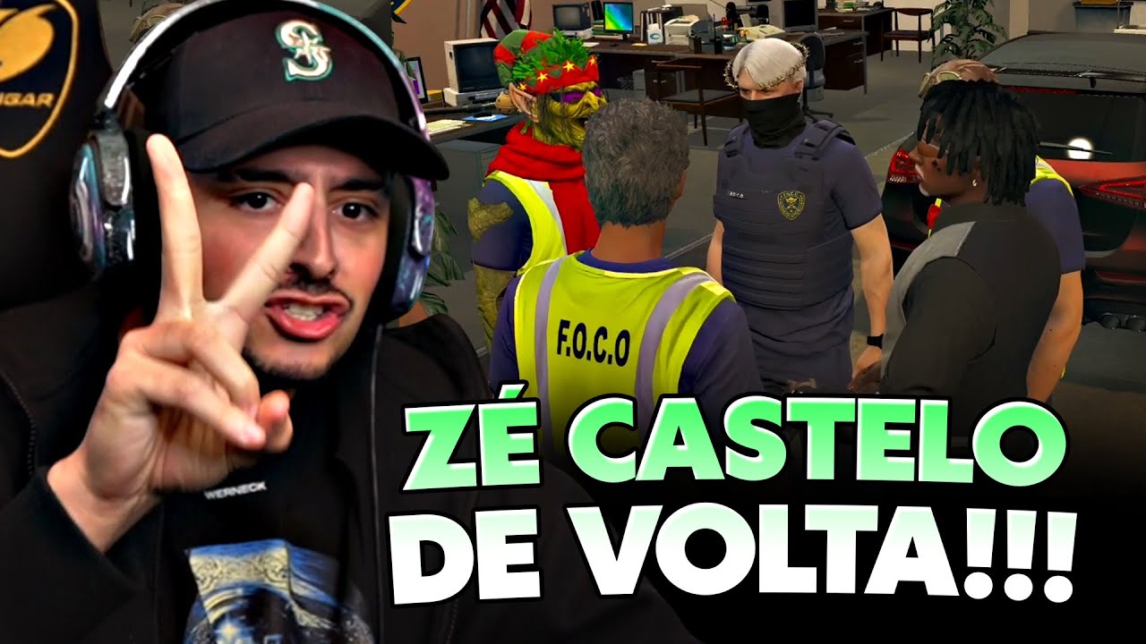 CORINGA \ ZÉ CASTELO DE VOLTA AO F.O.C.O! METRÓPOLE RP | GTA V