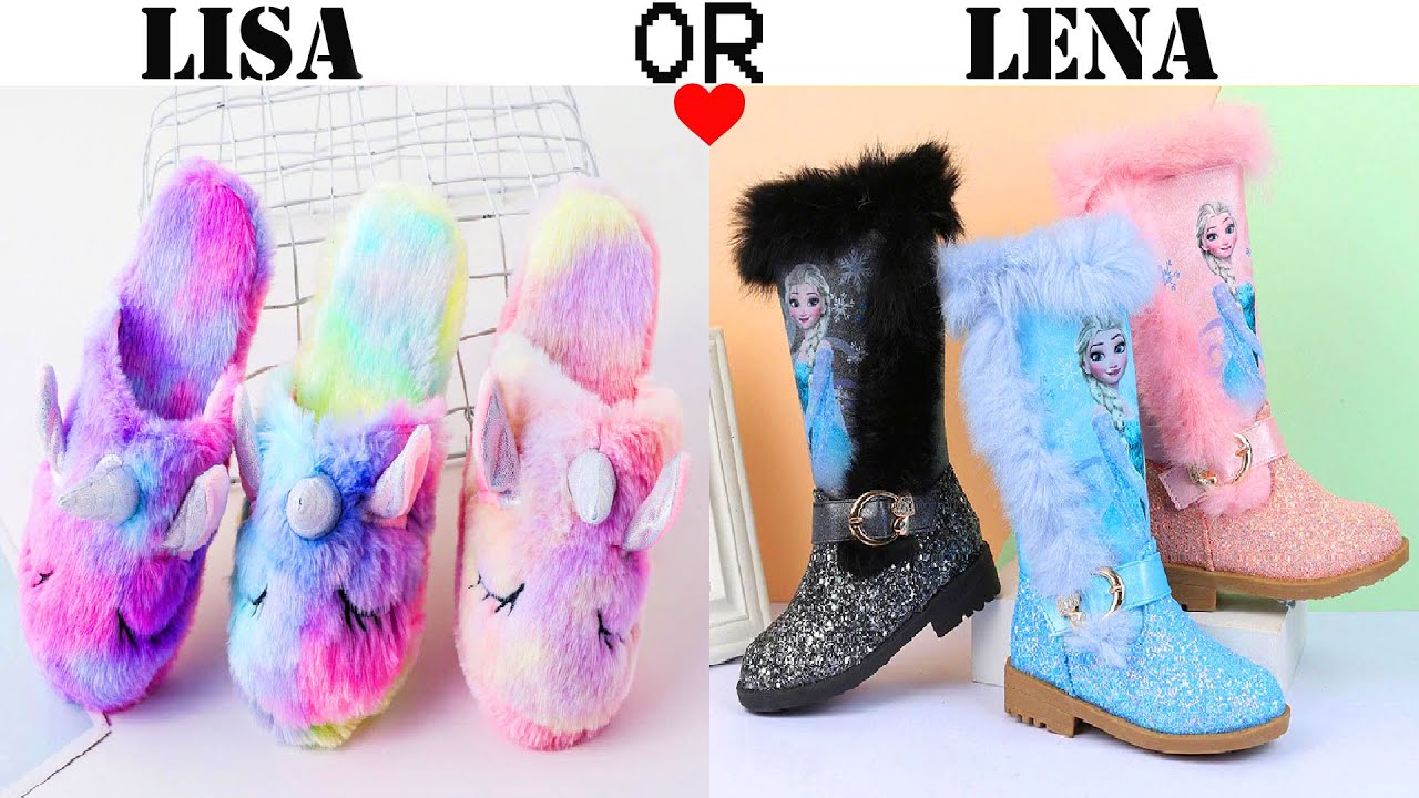 LISA OR LENA 😍 🌹🌷 💖🌈🦄 Unicorn VS Disney Princess