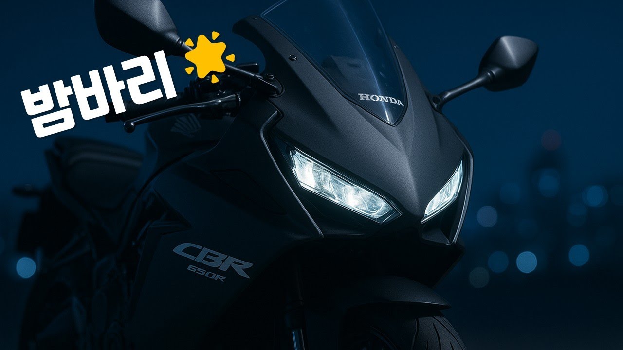 야간 밤바리 ~ 🏍️🌃 | CBR650R