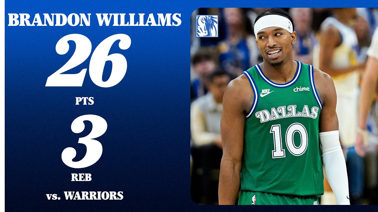 Brandon Williams (26 Points) at Golden State Warriors | December 25, 2025
