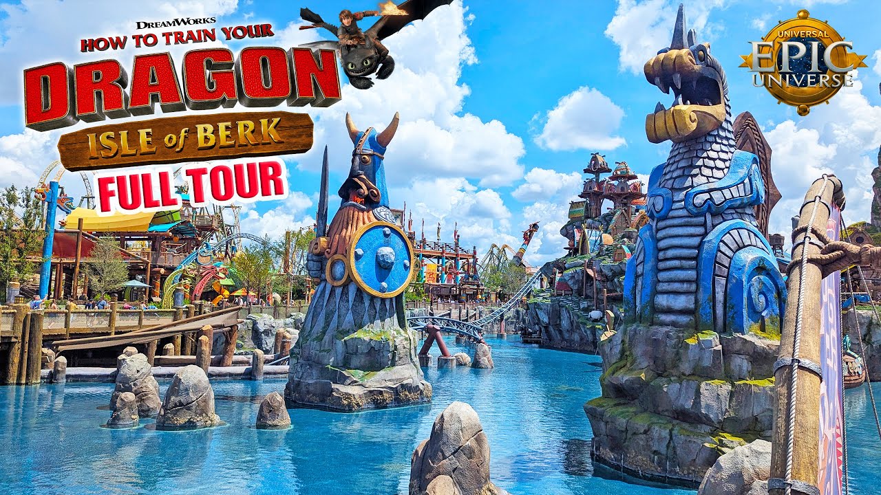 Isle of Berk at Epic Universe | How to Train Your Dragon Full Tour (Sep 2025) [4K]