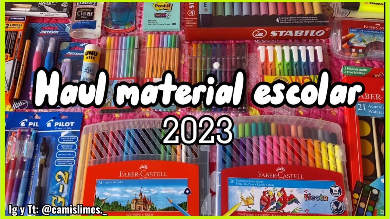 HAUL ÚTILES ESCOLARES 2023 😱✏️
