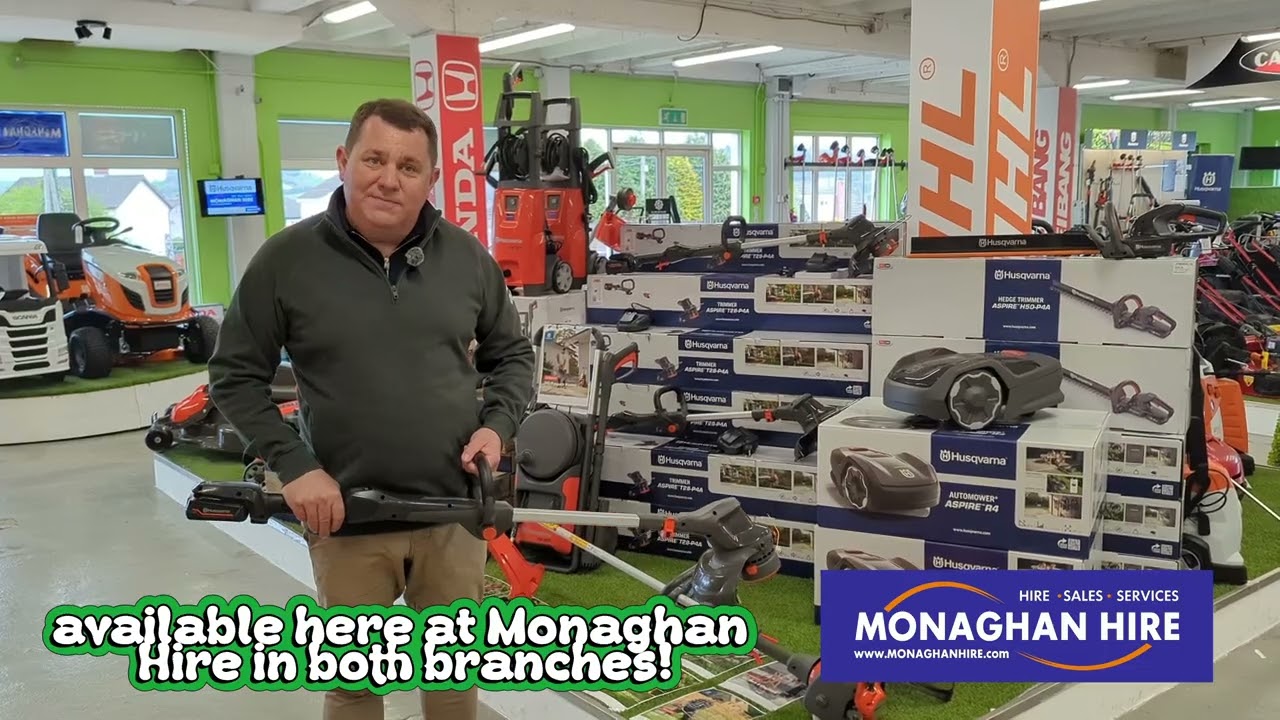 The HUSQVARNA Aspire™ Battery Strimmer T28-P4A is compact, powerful