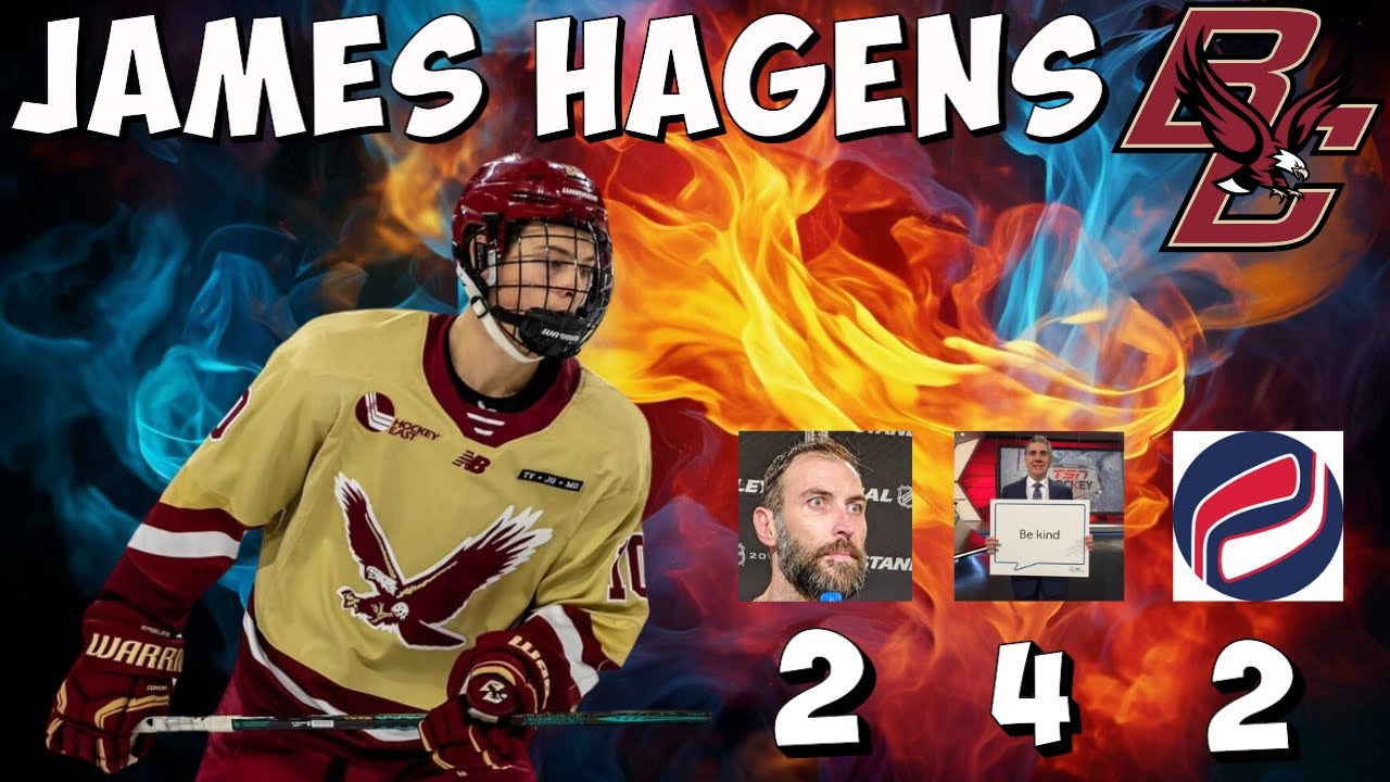 James Hagens - Boston College | 2025 NHL Draft Rankings | Craig Button & Steven Ellis | Judd'z Budz