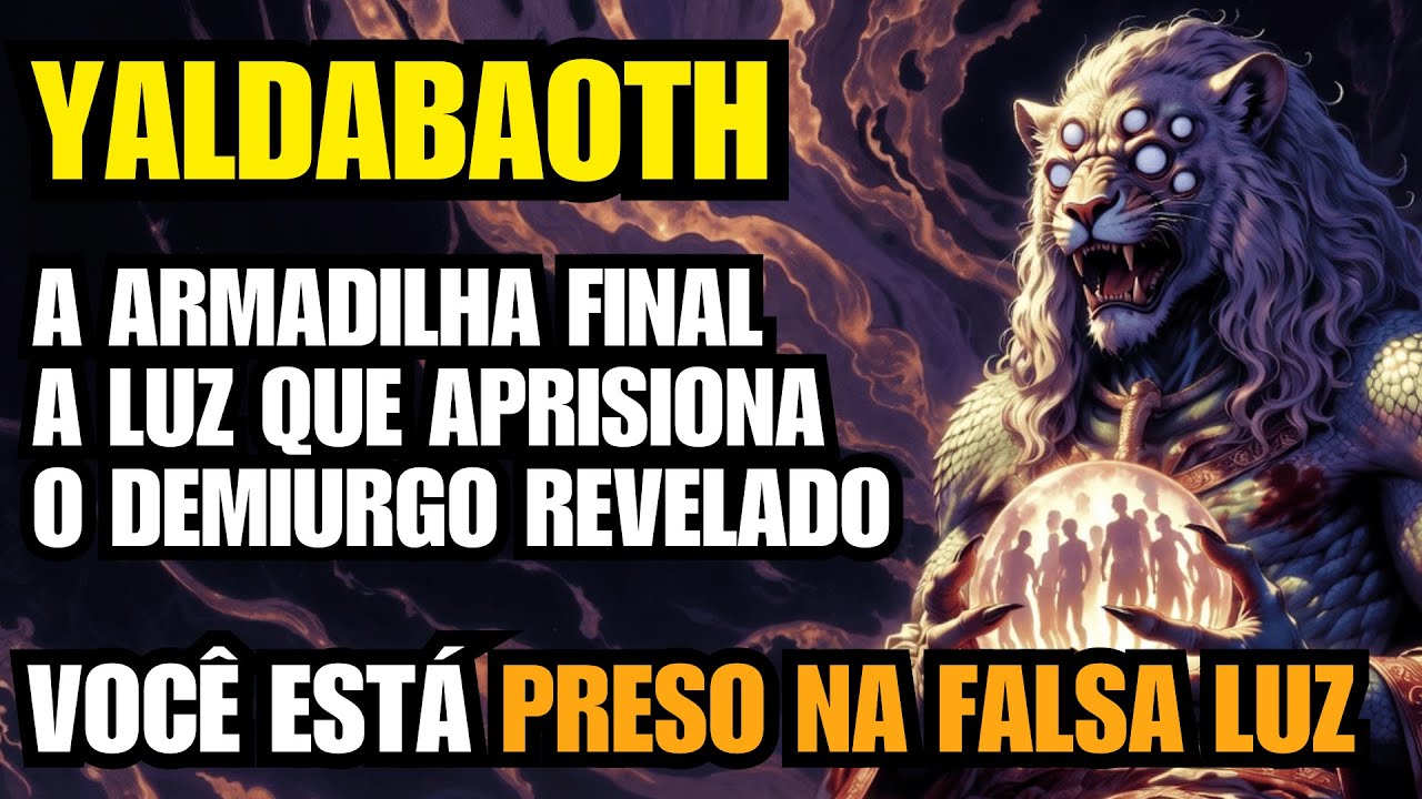 YALDABAOTH - A ÚLTIMA ARMADILHA DO DEMIURGO | O Segredo Que Mantém Você Preso Na Falsa Luz