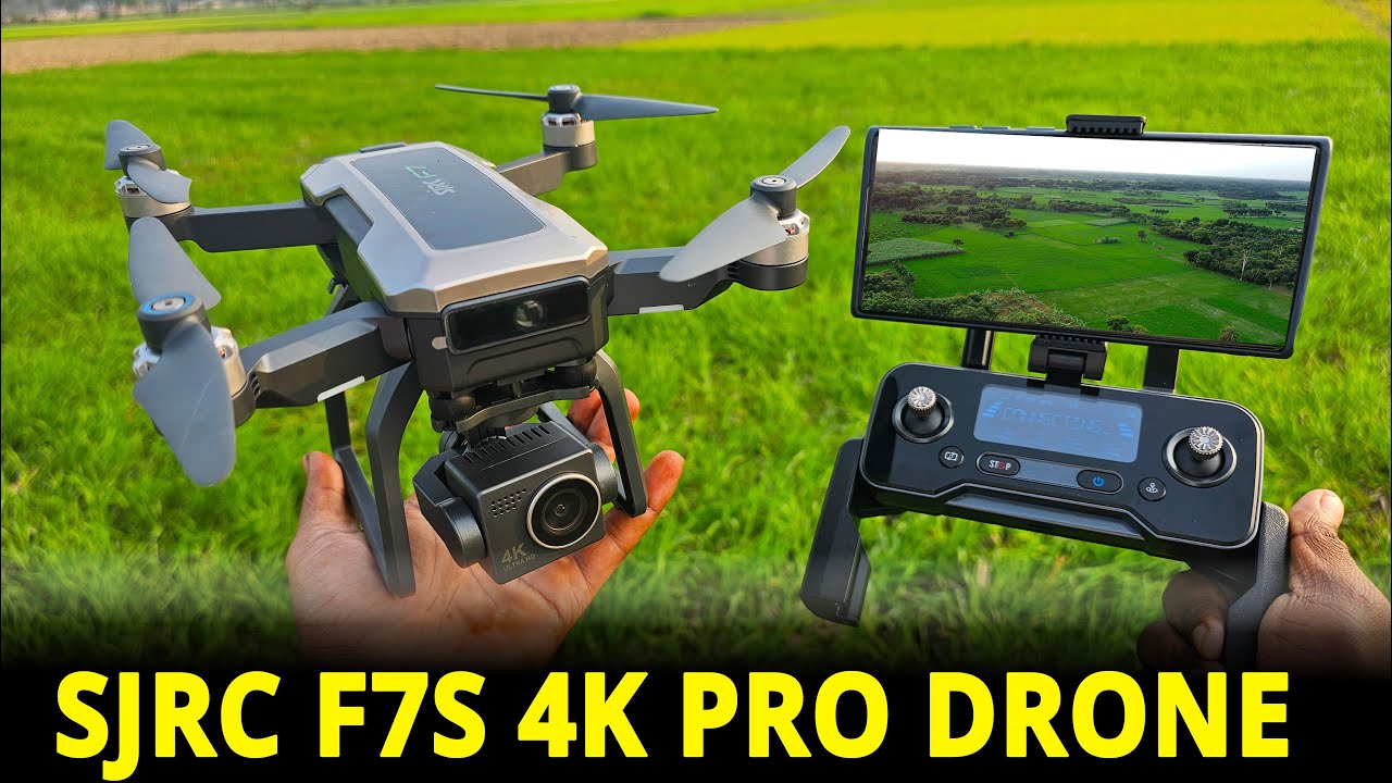 SJRC F7s Pro 4K Drone Price in Bangladesh || f7s 4k pro drone video quality f7s 4k drone range Test