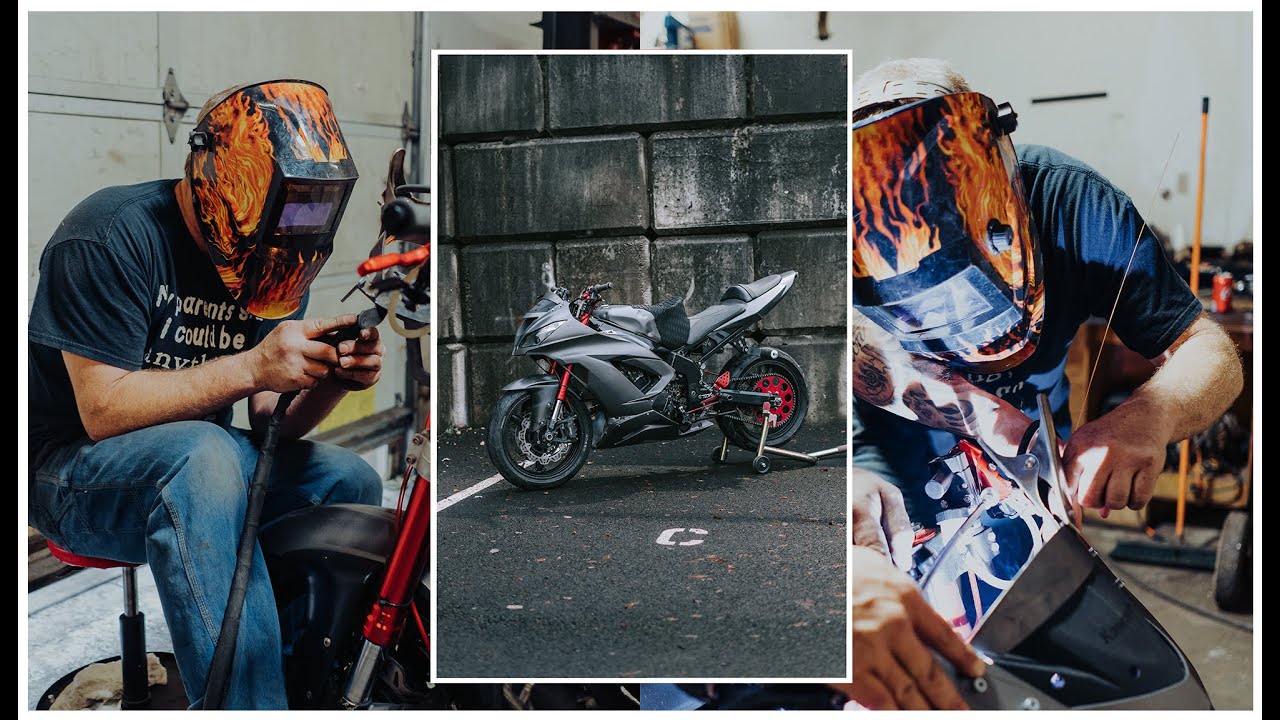 Old motorcycle, new fairings | 2003 636-2013 636 fairing conversion fabrication