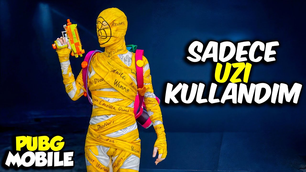 SADECE UZİ KULLANARAK WİN ALMAK ! | PUBG MOBİLE