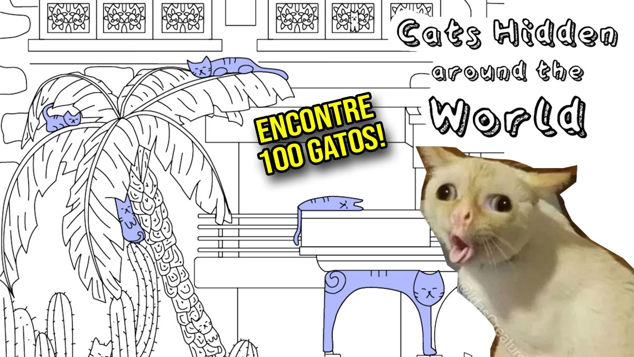 Encontre 100 Gatos | Jogo Casual | Cats Hidden