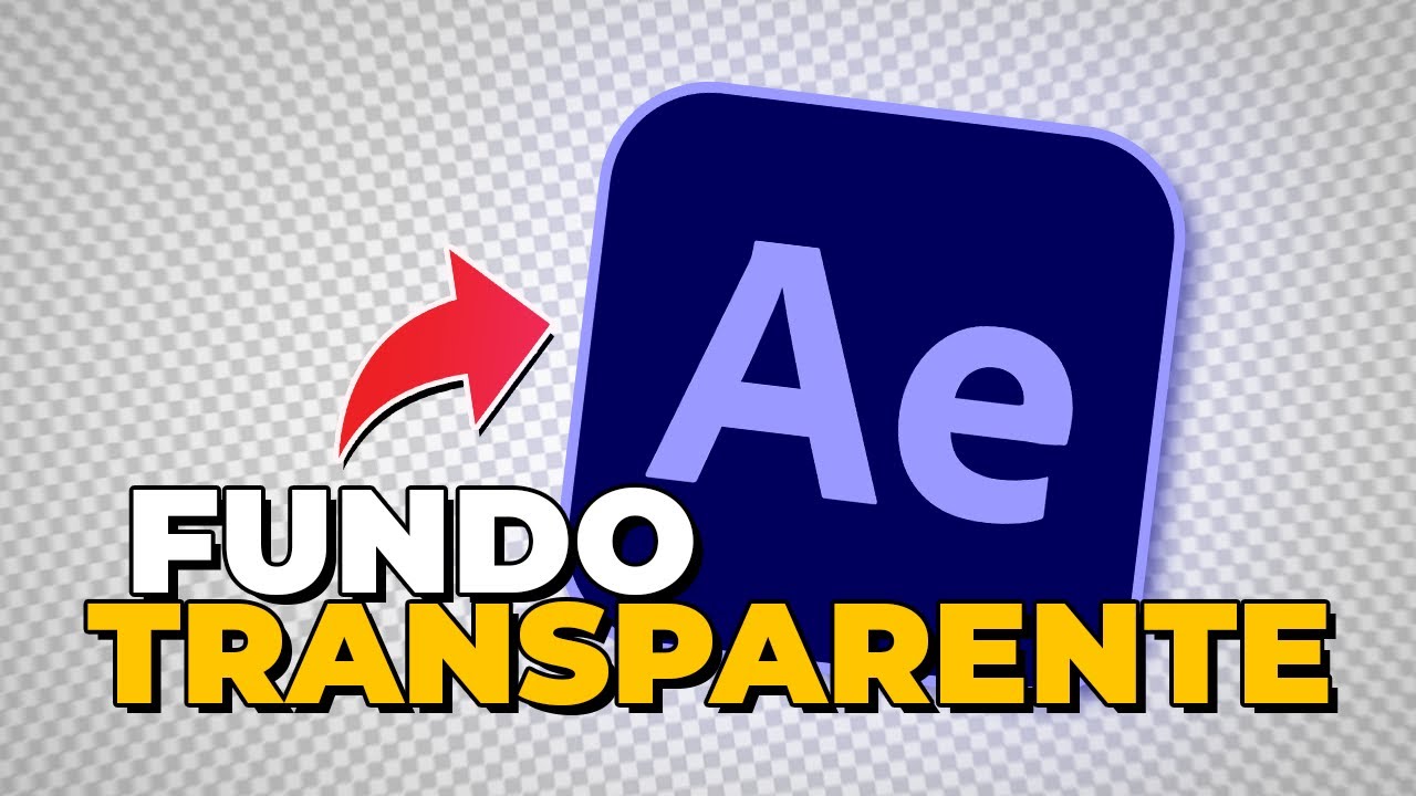 Como SALVAR VÍDEOS com FUNDO TRANSPARENTE no AFTER EFFECTS
