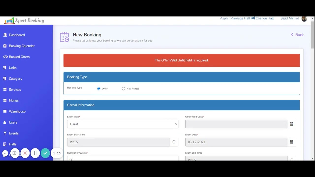 Xpert Booking--BANQUET HALL AND WEDDING VENUE SOFTWARE THAT STREAMLINES YOUR EVENT BOOKINGS