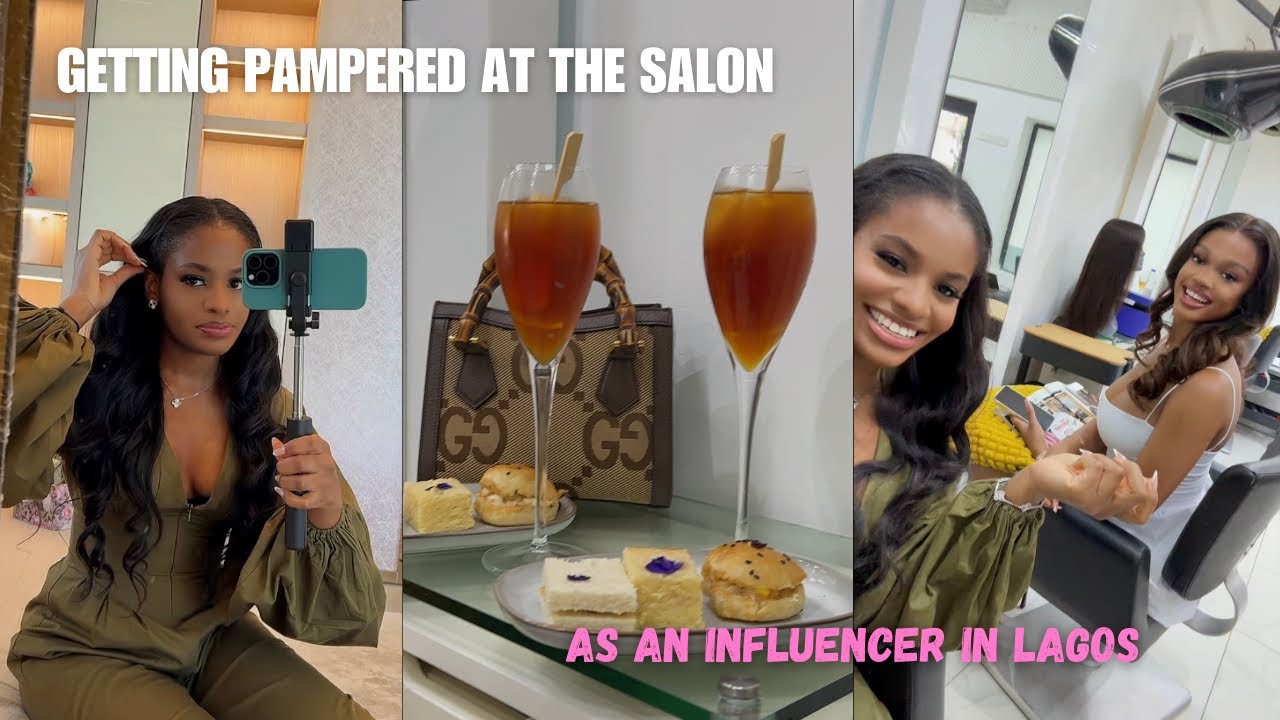 GETTING PAMPERED AT THE SALON FT DIANA| A day in my life vlog