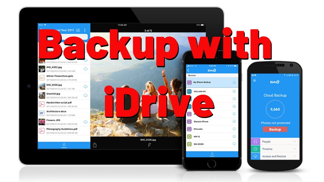 How to use iDrive: Basic Installation for Backup