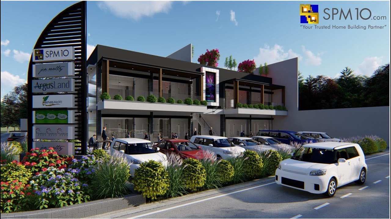 2-Storey Commercial Building Concept