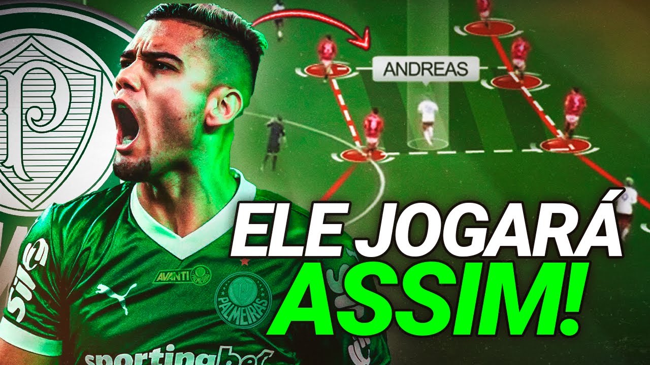 Como joga ANDREAS PEREIRA e seu encaixe TÁTICO no Palmeiras