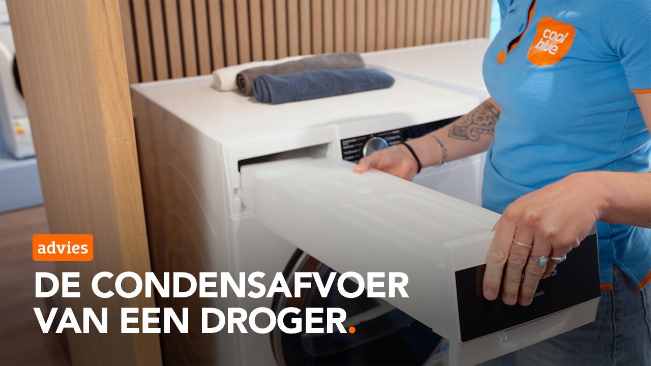 Welke condensafvoer van een droger past bij jou?
