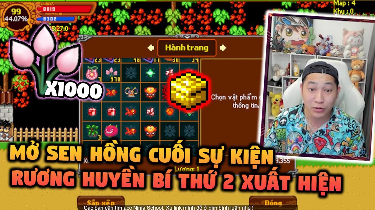 Mở Sen Hồng Cuối Sự Kiện Vu Lan | Chiếc RHB Thứ 2 Xuất Hiện | Ninja School Online