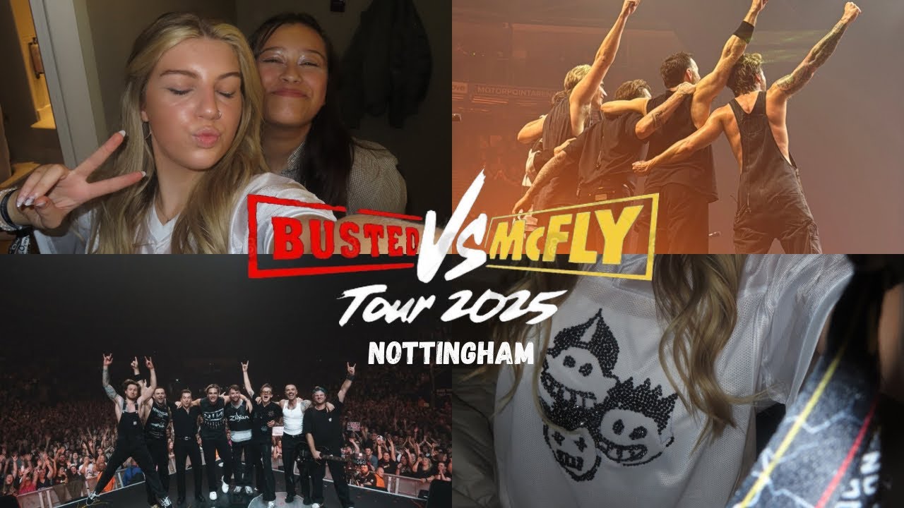 busted vs mcfly - nottingham vlog (the final round) 
