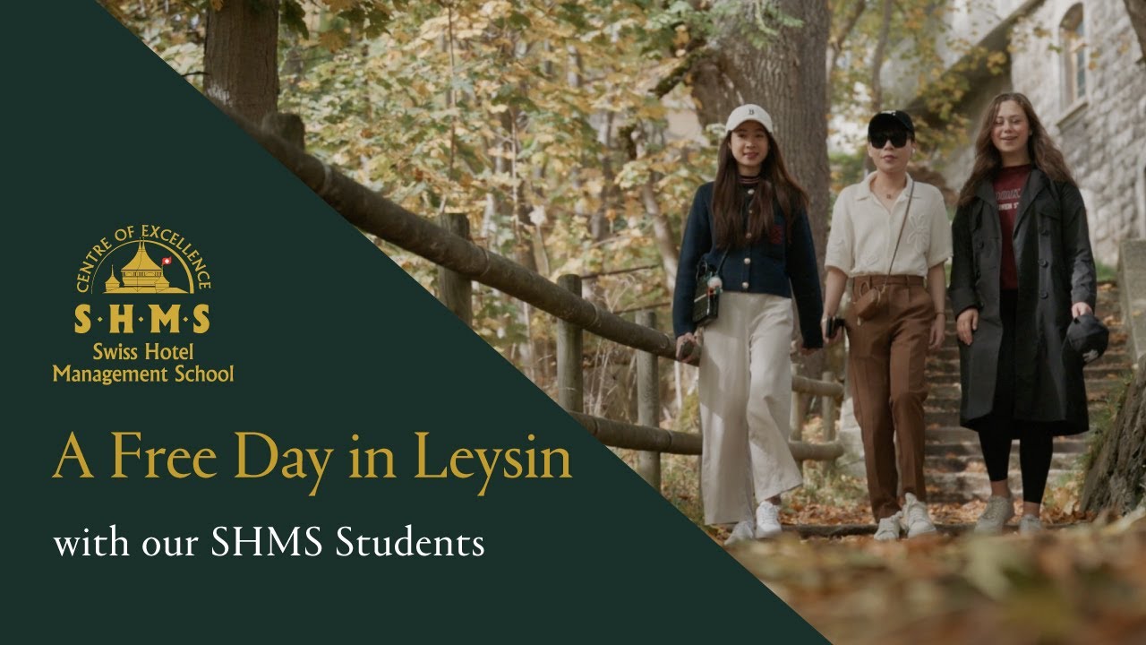 A Free Day in Leysin with our Swiss Hotel Management School Students