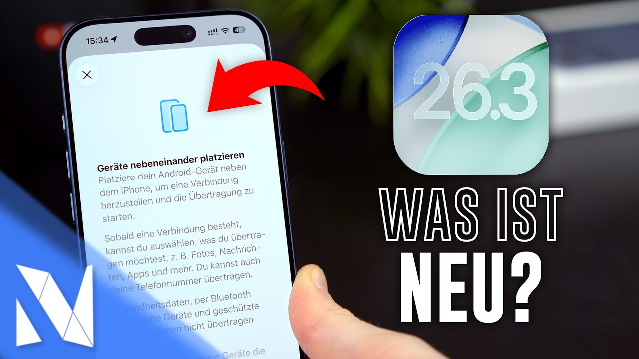 iOS 26.3 ist da - Was ist neu? (Transfer to Android, Fehlerbehebungen & mehr!) | Nils-Hendrik Welk
