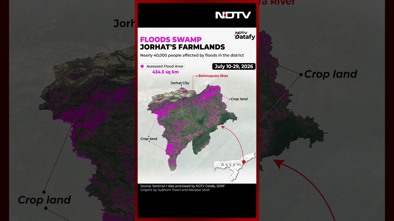 How Much of Assam's Jorhat is Under Water? Satellite Maps Reveal
