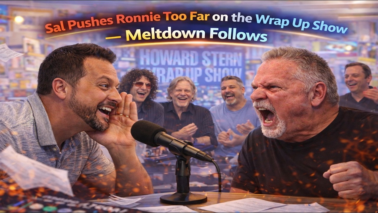 Sal Pushes Ronnie Too Far on the Wrap Up Show — Meltdown Follows🎙️🔥 - Howard Stern Show