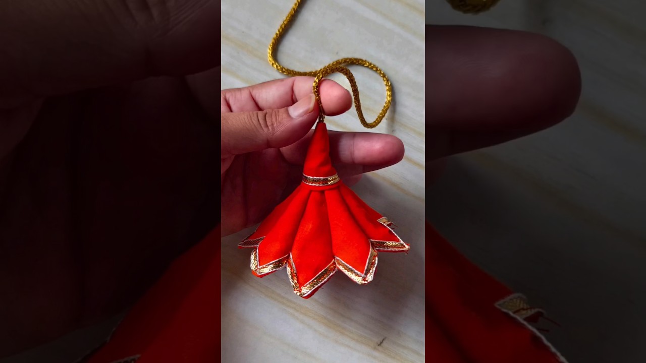 Trending Threads Latkan Making || Very Simple Cutting And Stitching  #diylatkan #shorts #latkan