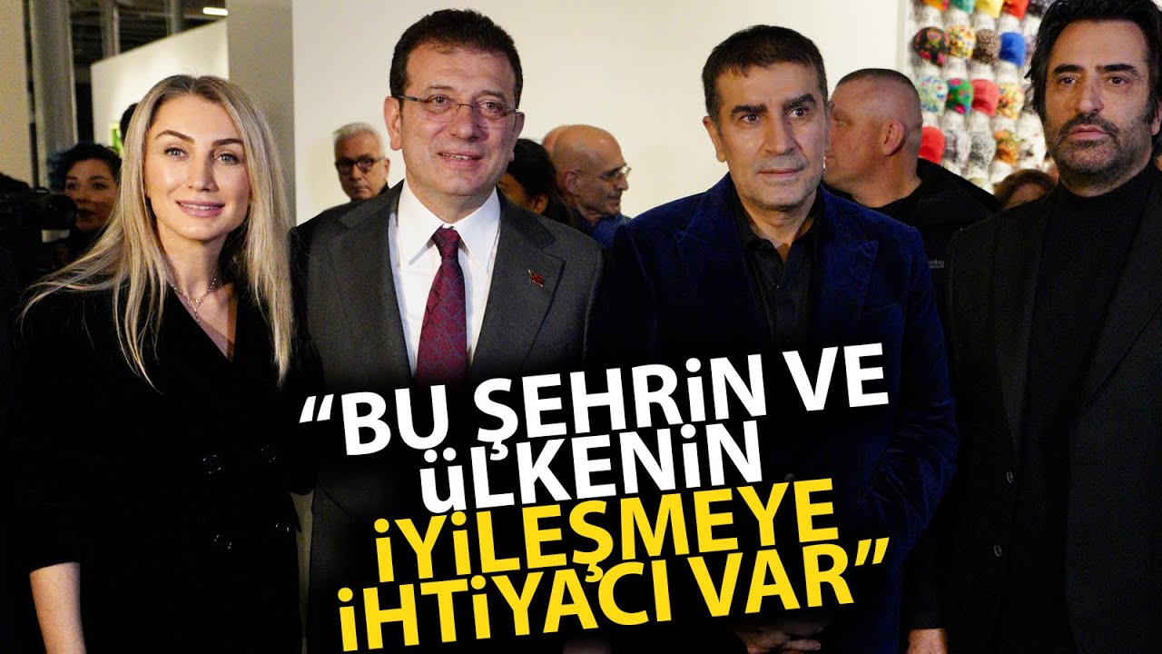 Ekrem İmamoğlu, Ahmet Güneş Tekin'in Kayıp Alfabe sergisini açtı: Bu ülkenin iyileşmeye ihtiyacı var