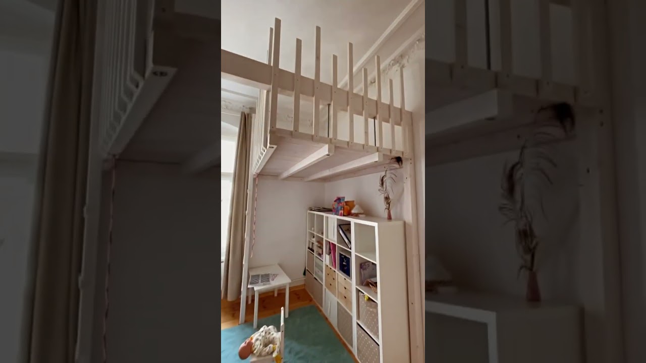 DIY - Floating Loft Bed - #hochbett #interiordesign #loftbed  #camaalta #magichandworksberlin