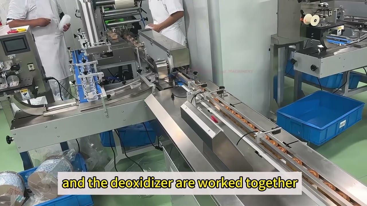 Full automatical feeding  soriting and packaging line