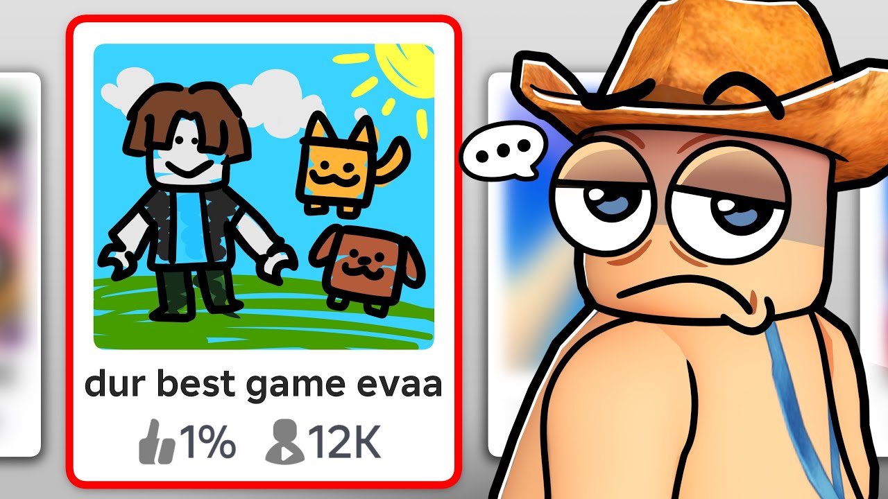 Roblox but it&rsquo;s ONLY BAD GAMES