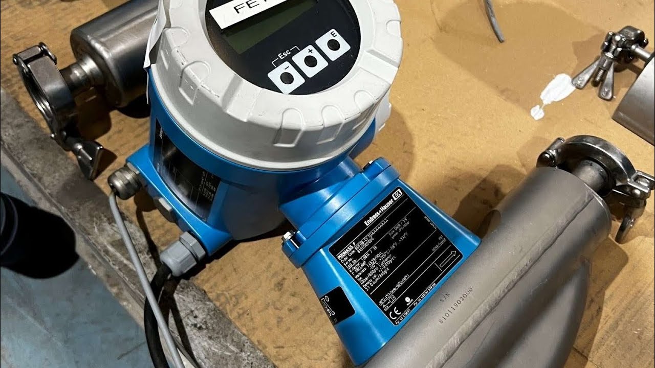 débitmètre Coriolis Endress-hausser débit massique,vanne Samson+Corps كيفية الصيانة, maintenance.