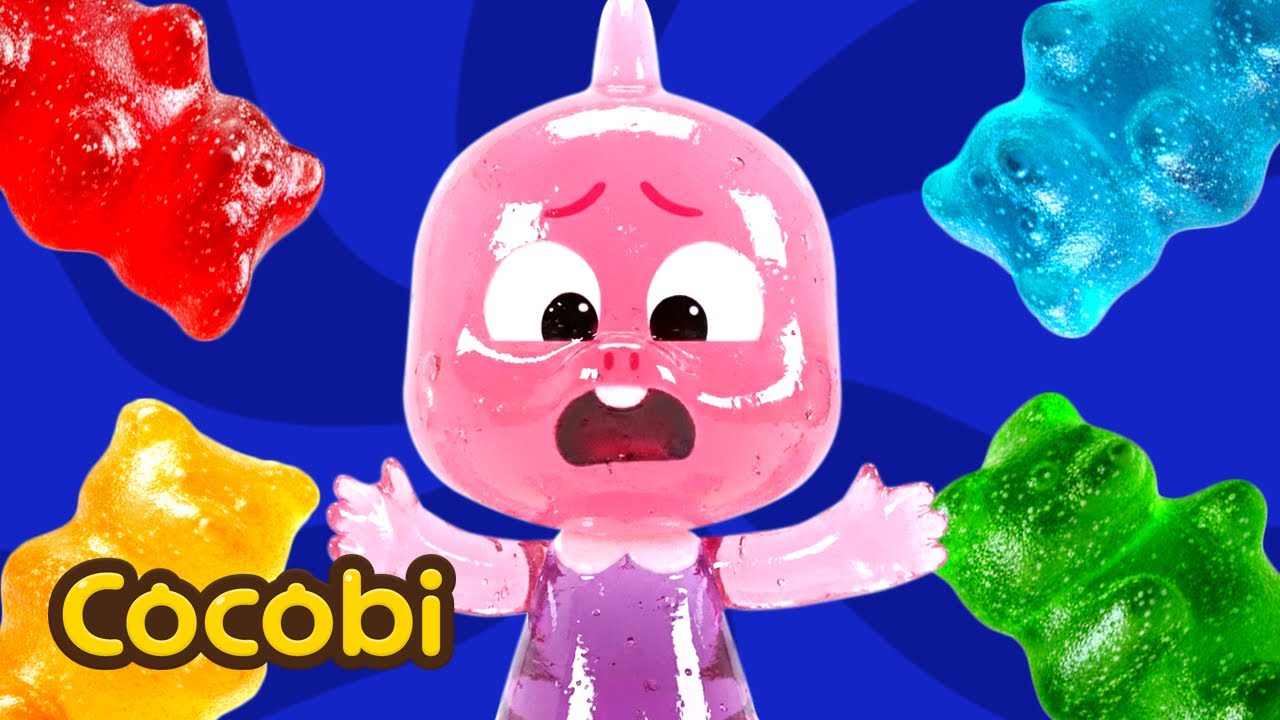 Ate Too Many Gummies, Turned Into A Gummy Bear!😱 | Songs for Kids | Cocobi