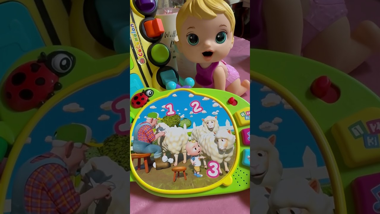 E I O with baby alive #cocomelon #toys #ytshorts #satisfying #shortsviral