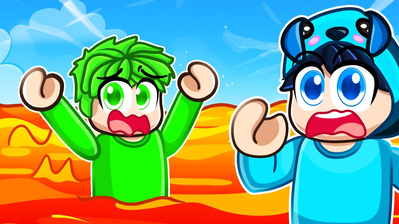 Roblox ПОЛ - ЭТО ЛАВА с сумасшедшей фанаткой!