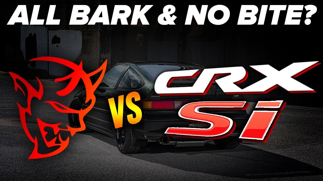 Modded Dodge Demon vs Turbo Honda CRX Si DRAG RACE | Demonology