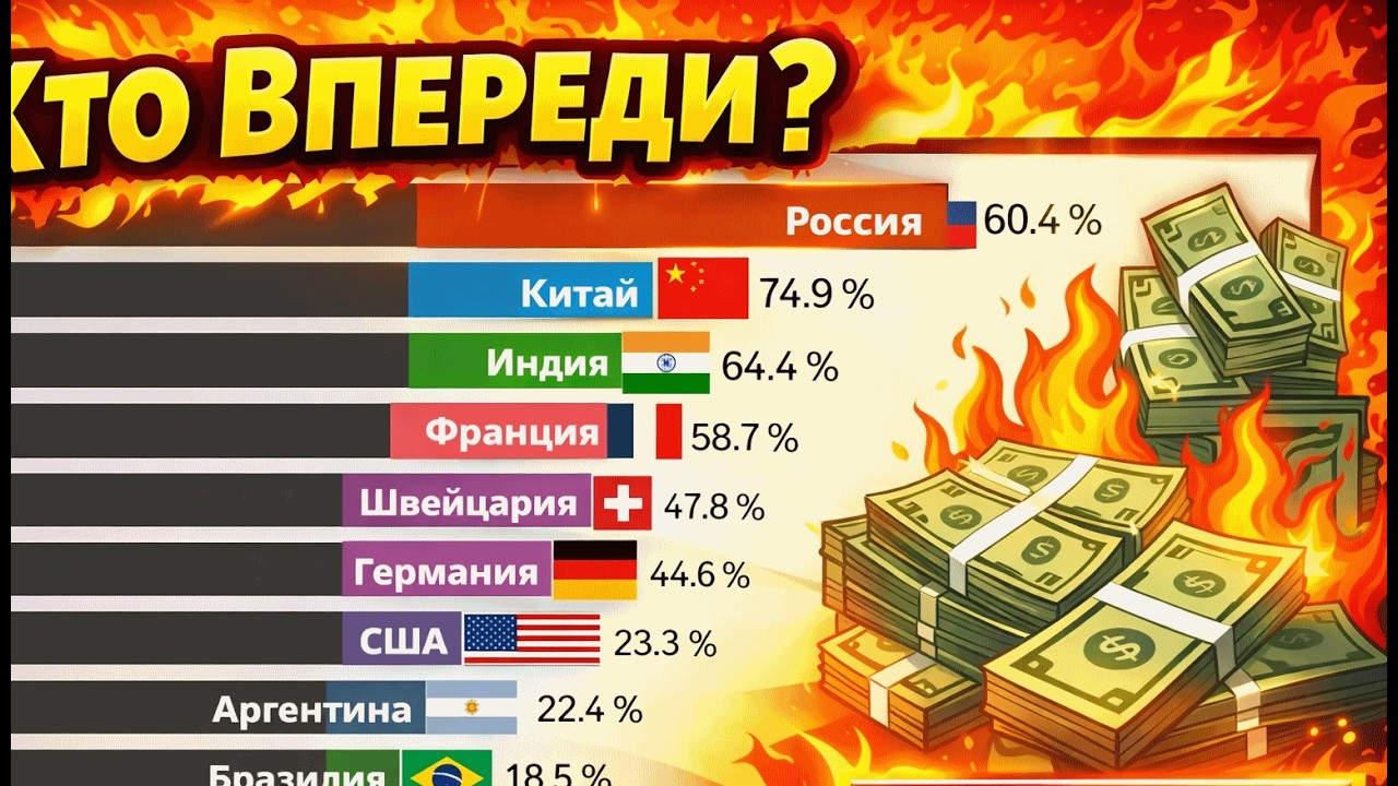 Рост номинального ВВП крупнейших экономик с 2000 по 2025 (в %)