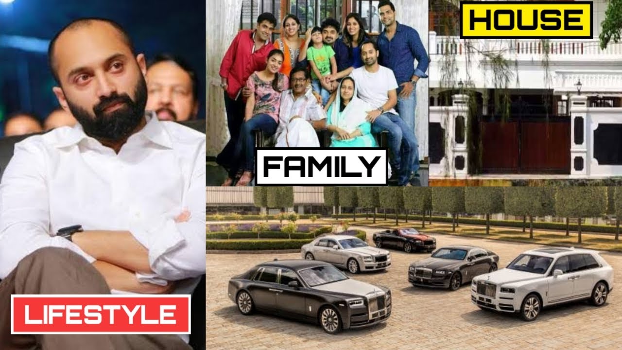 Fahadh Faasil Lifestyle 2021, Income, House, Cars, Family, Biography, Movies, & Net Worth in Telugu