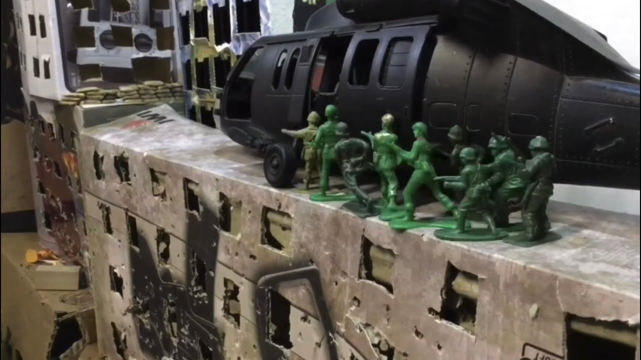 Army men. Green Vs. Tan: Entire War Compilation
