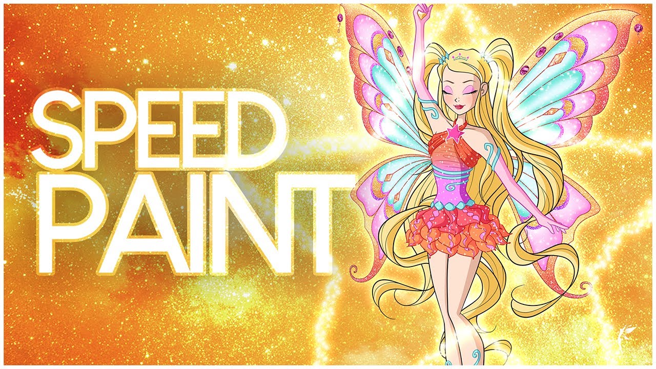 Winx Club | Season 8 - Stella Enchantix Fairy Dust | Speed-Paint